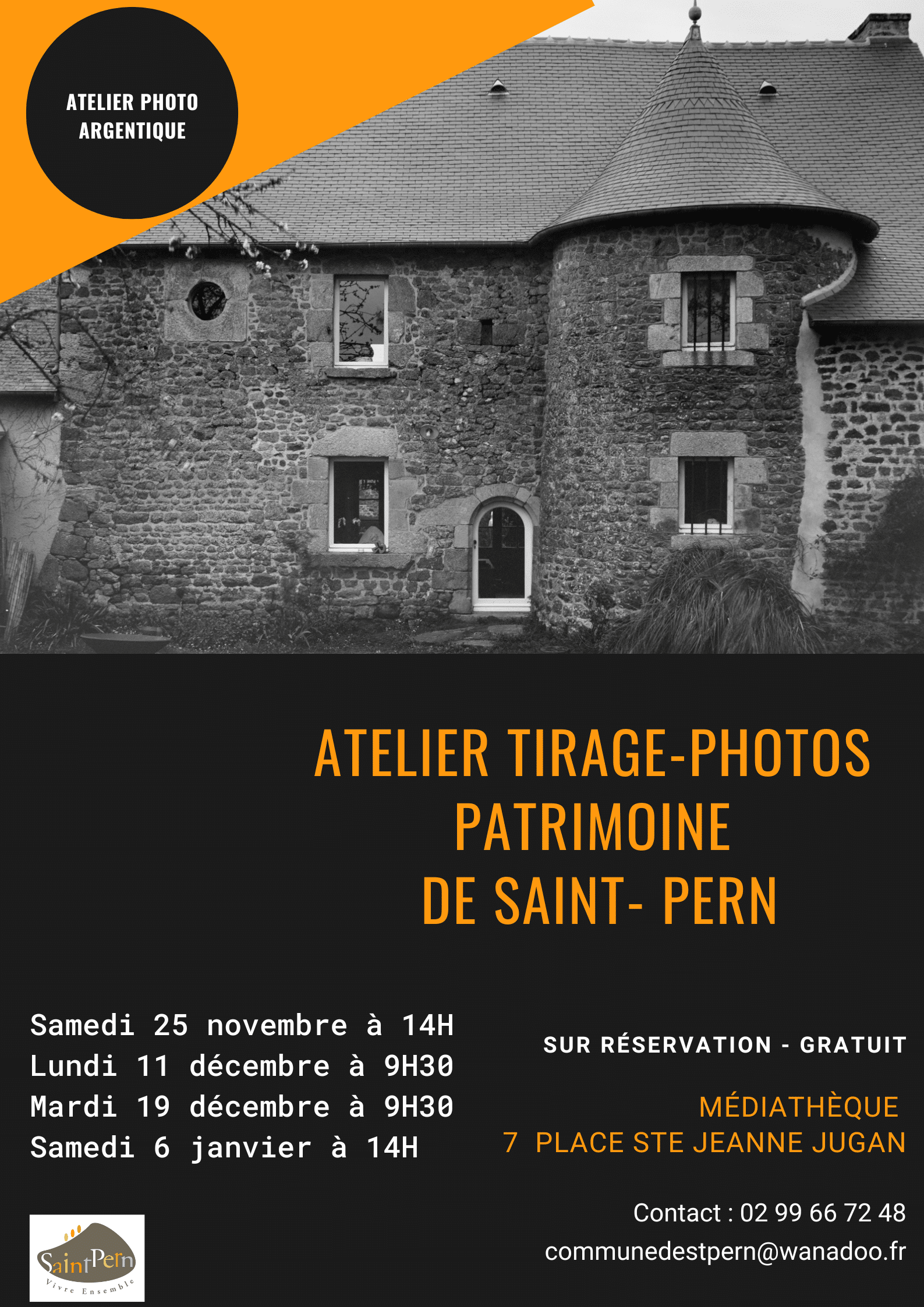 ATELIER TIRAGE-PHOTOS PATRIMOINE DE SAINT PERN
