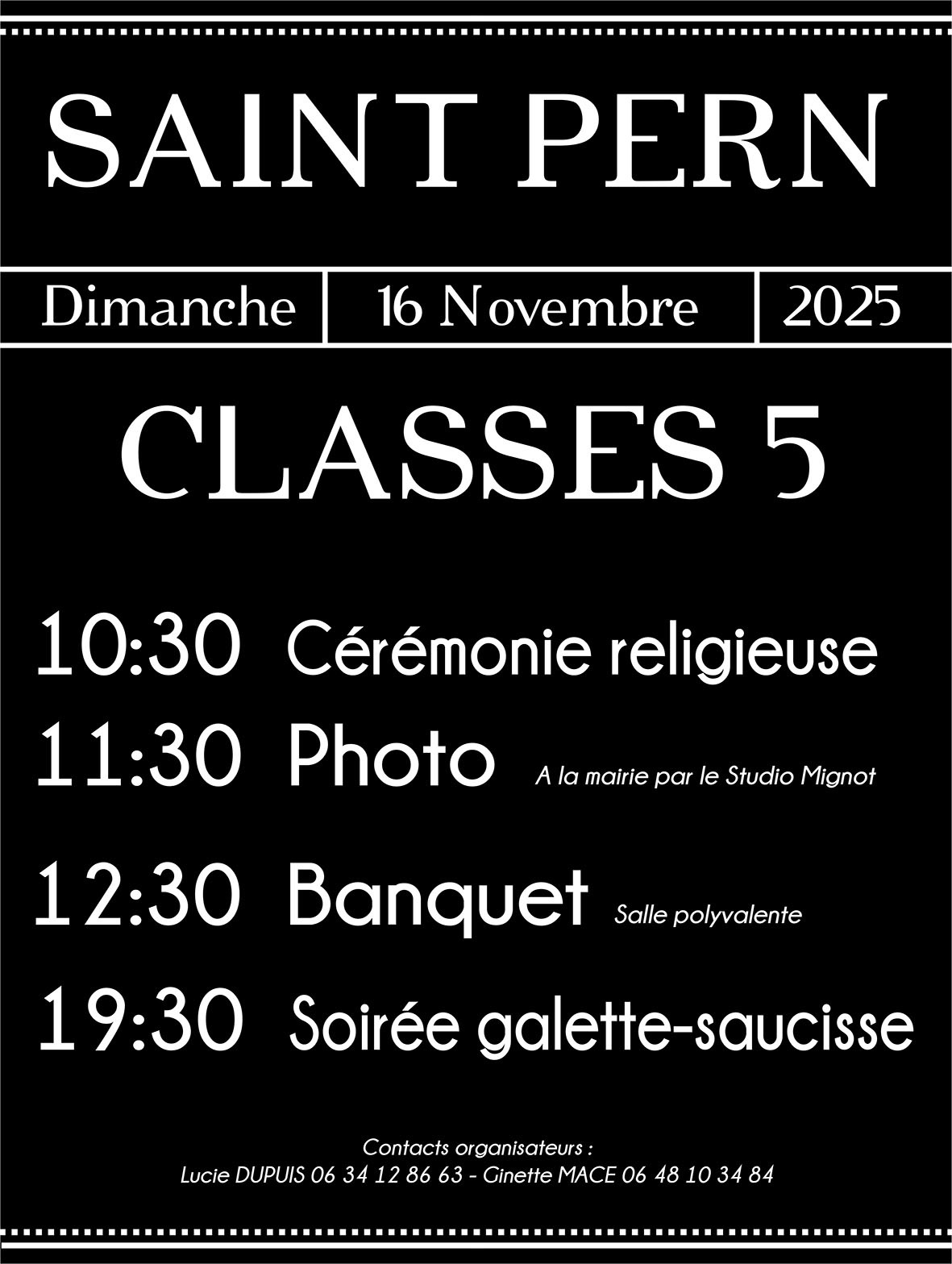 LES CLASSES 5