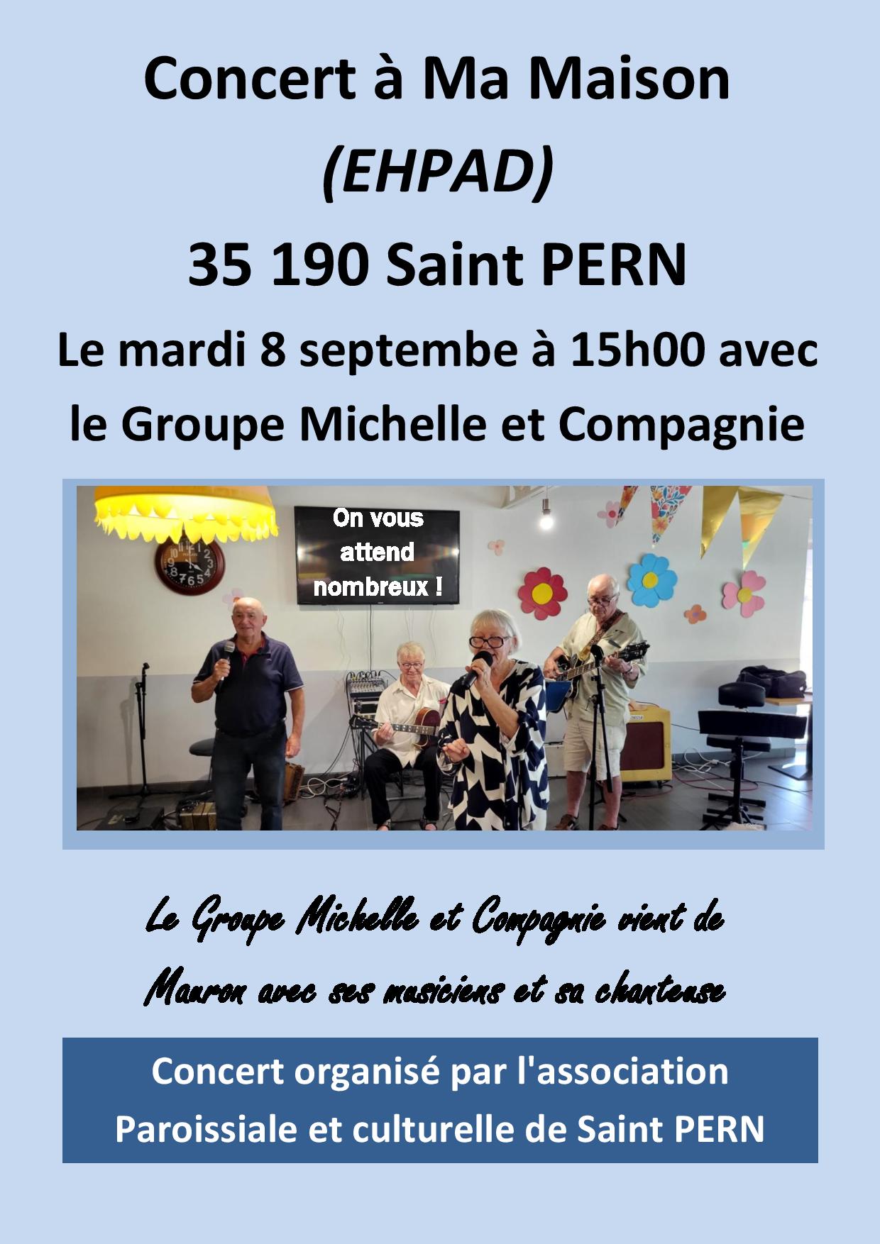 Concert à Ma Maison – Groupe Michelle et Compagnie